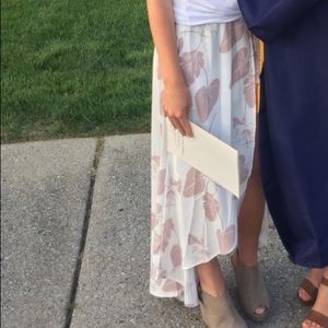 Maxi skirt with shorts